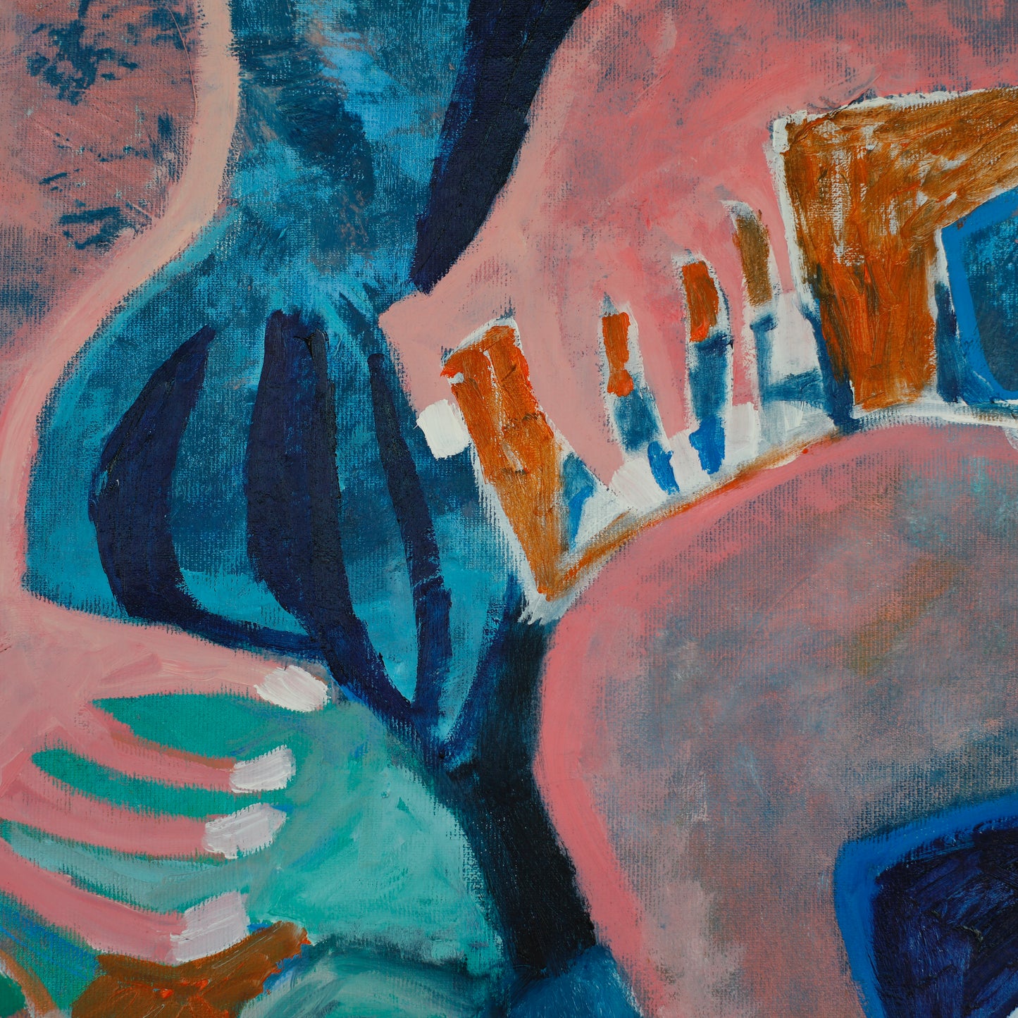 “Let’s Be Friends” 99x 82cm (39x 32”)