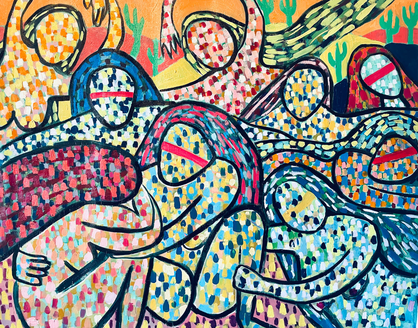 “Good Company” 100cm x 80cm