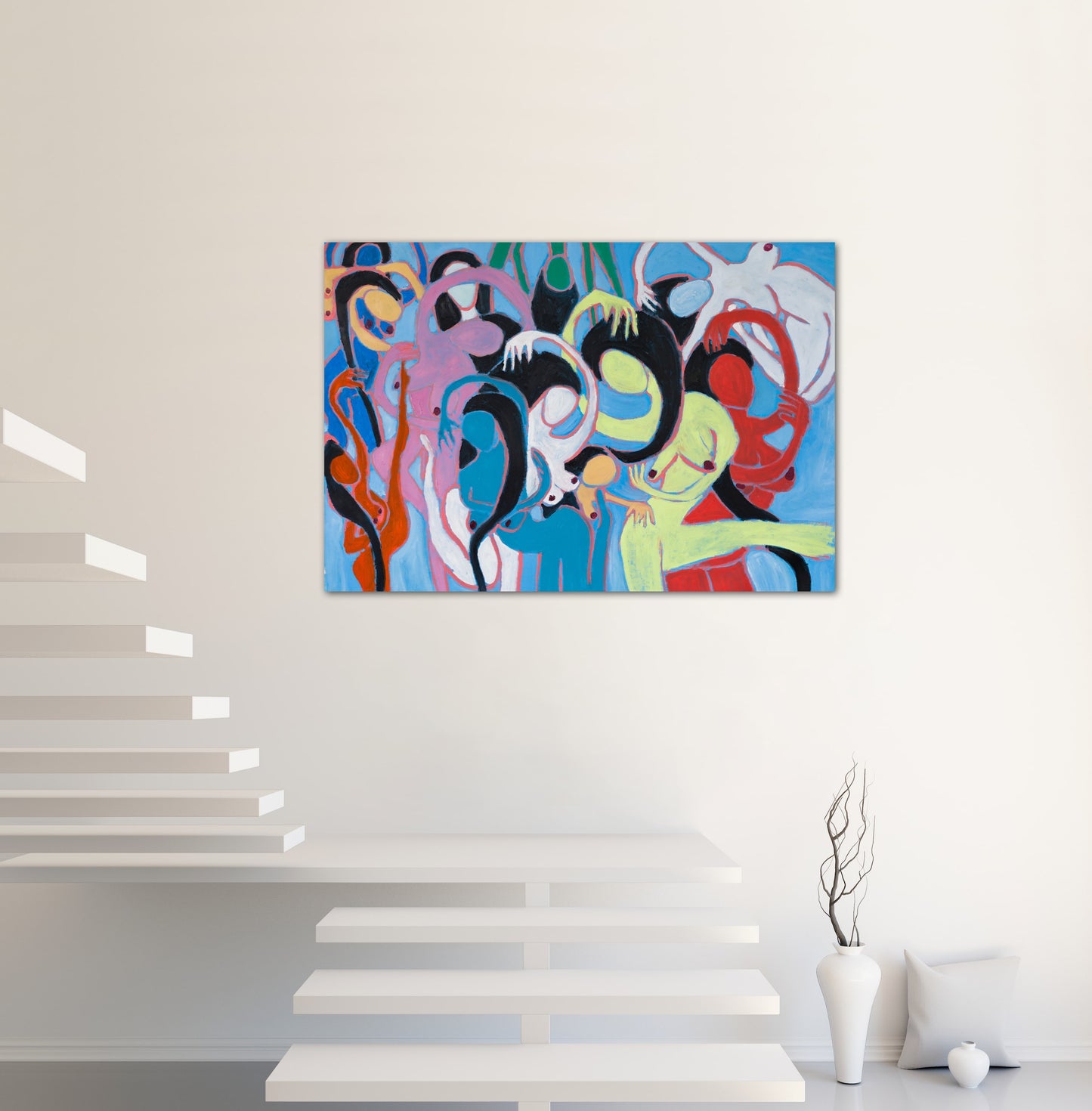 “Damsels" 75cm x 52cm (29.5”x "20.5”)