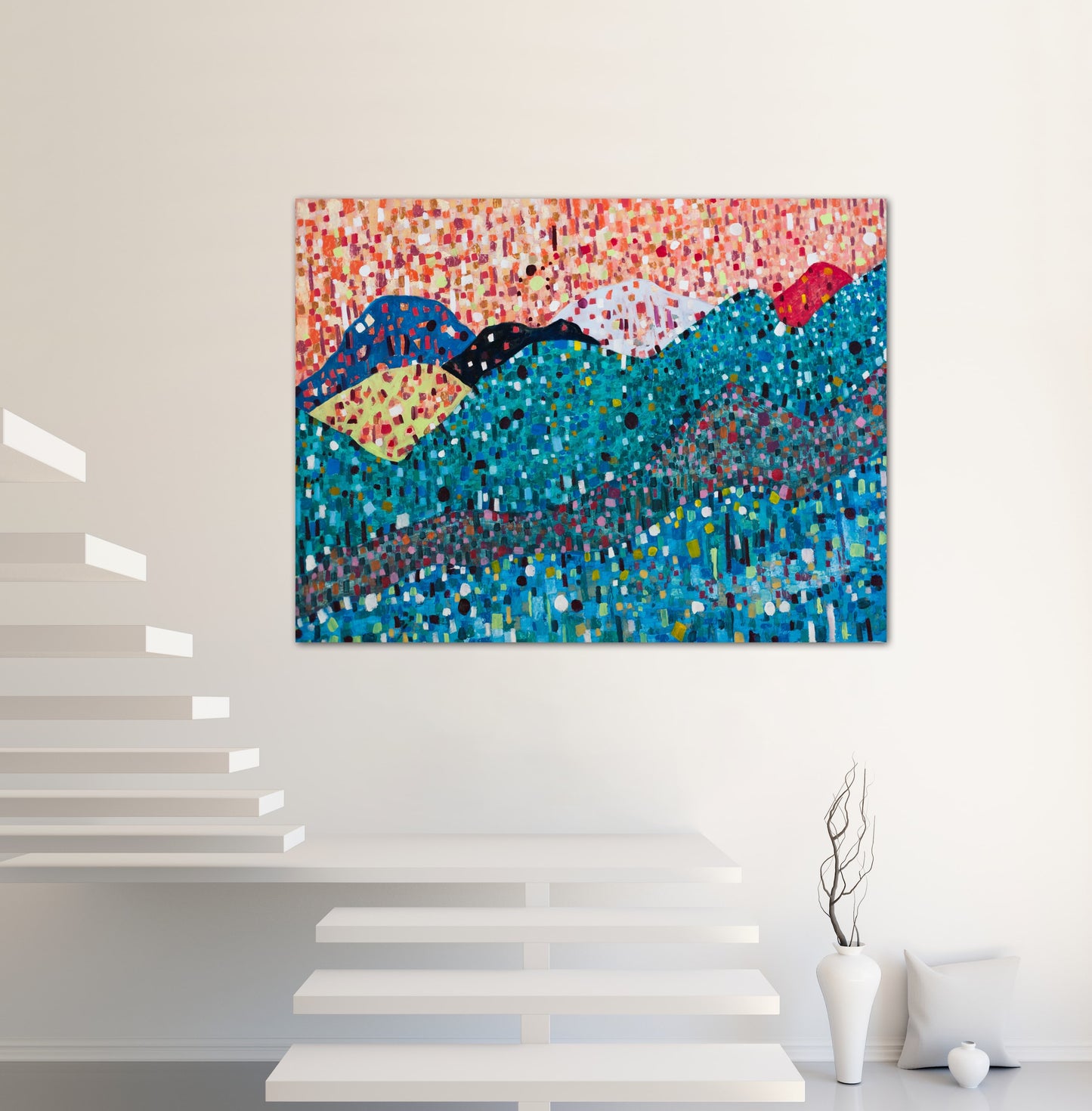 “In the Hills” 125cm x 93cm (49”x36”)