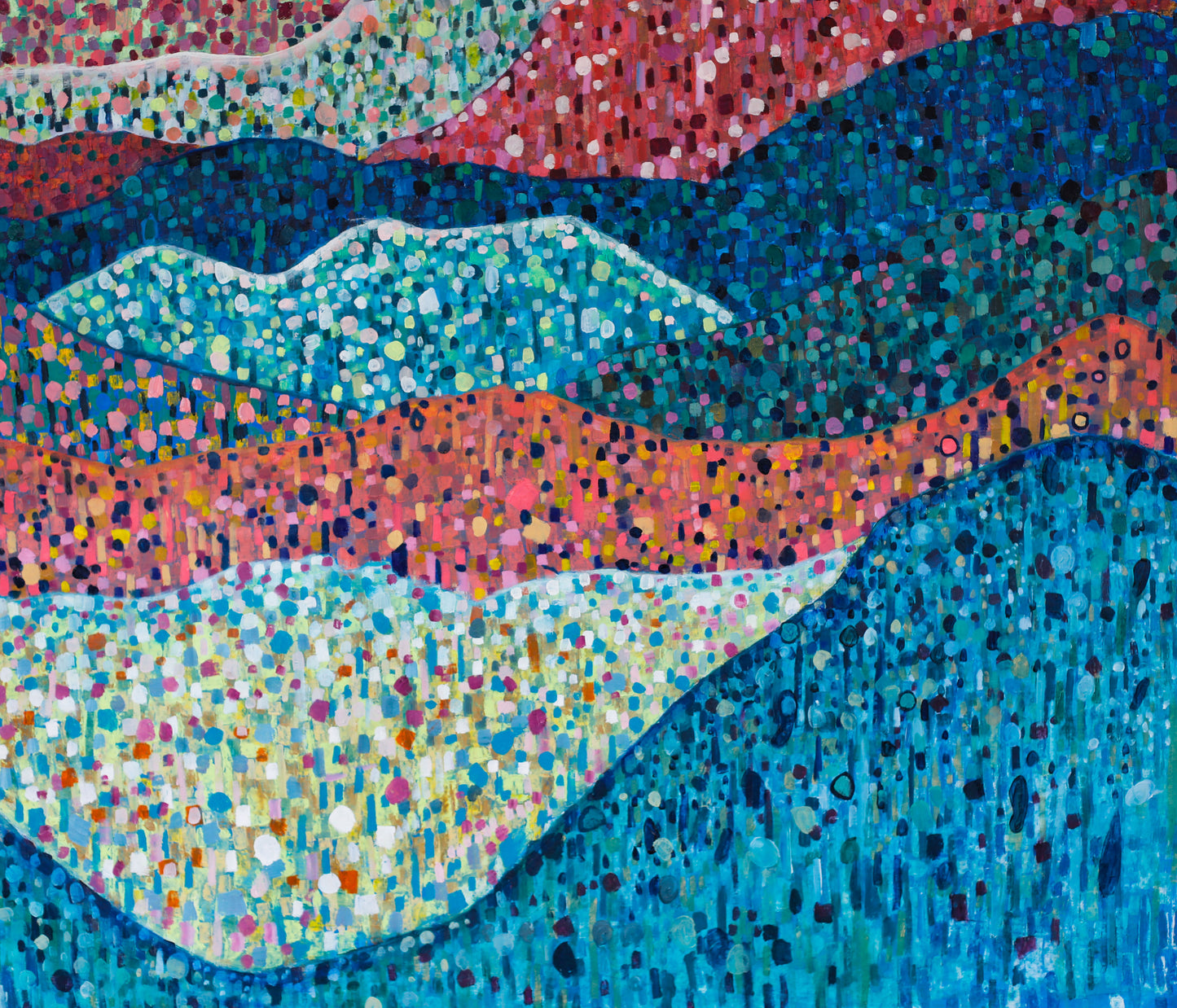 "A View" 128cm x 108cm (50” x 42”)