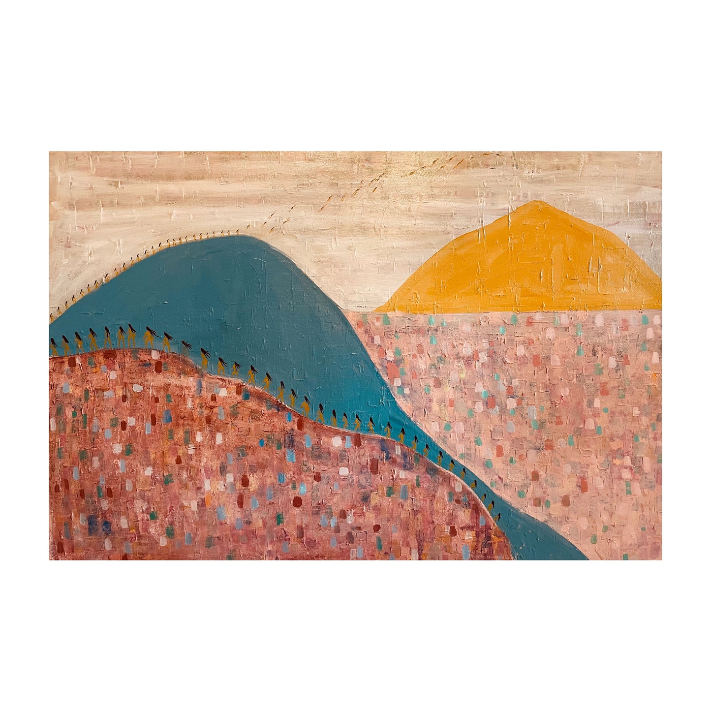 Go Marching, 70cm x 50cm