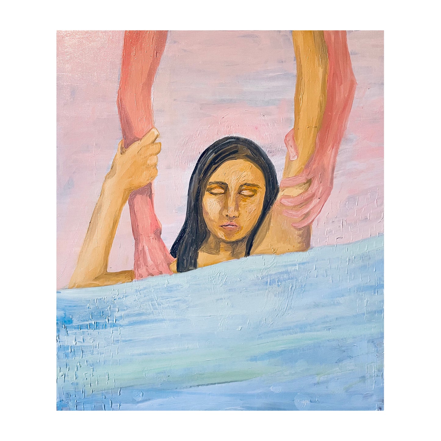 Hands On, 58cm x 61cm