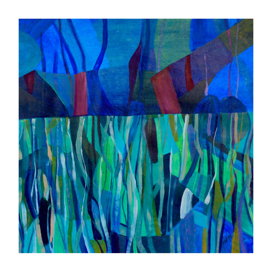 “See you Under" 96cm x 96cmcm (37.7”x37.7”)