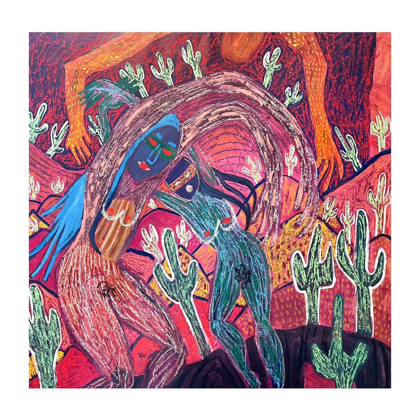 Go be Free, 98cm x 98cm