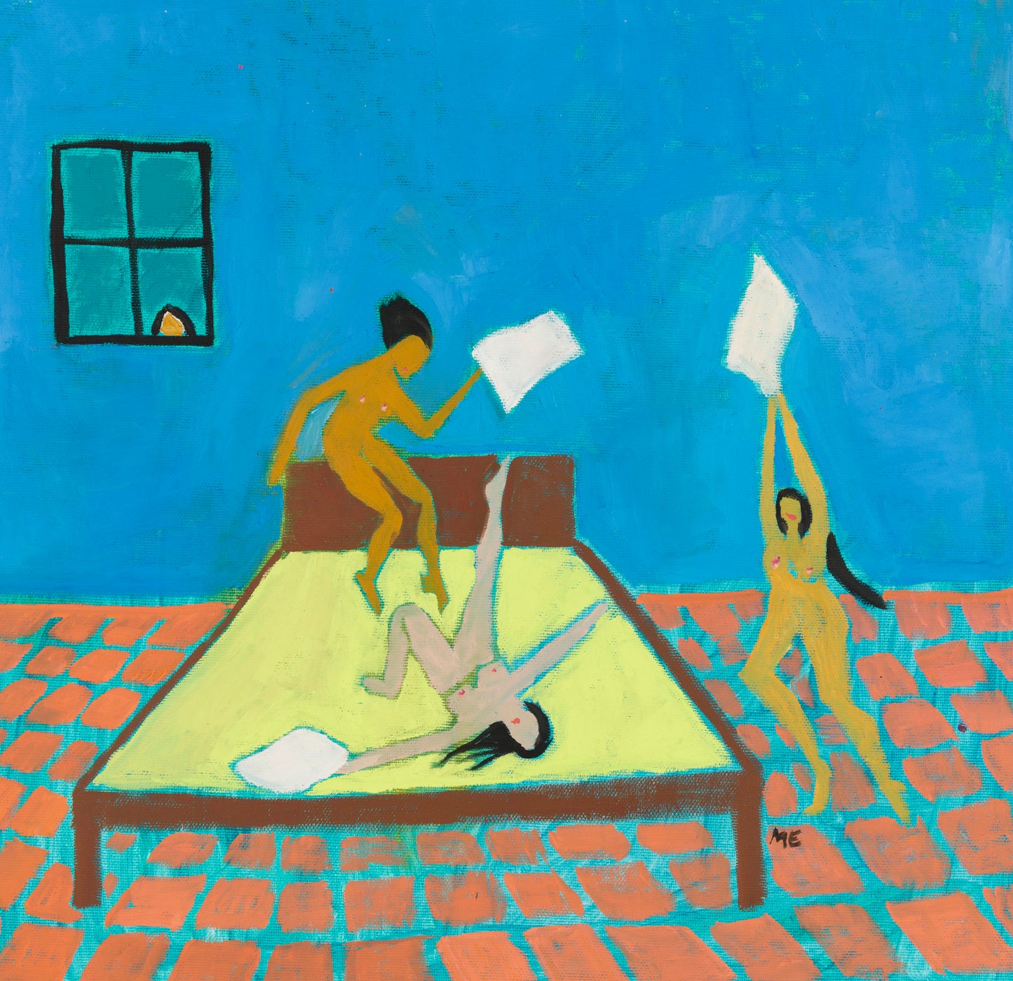 "Pillow Fight" Print