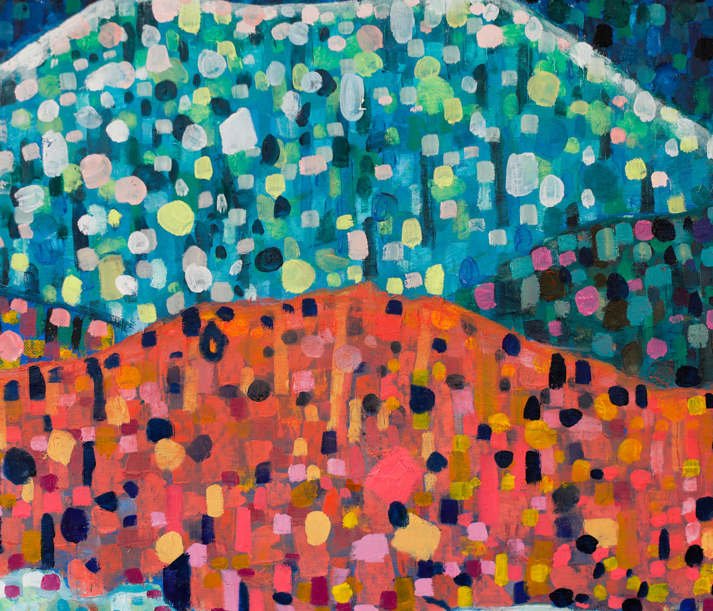 "A View" 128cm x 108cm (50” x 42”)