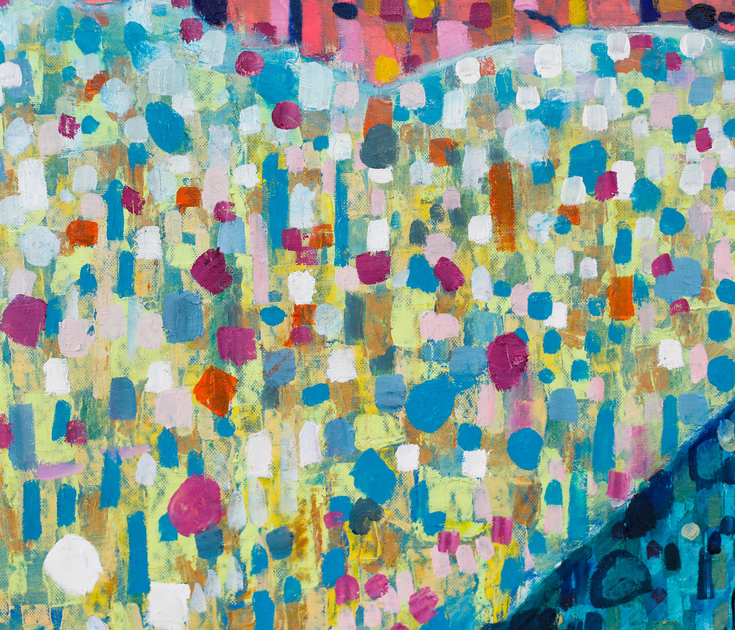 "A View" 128cm x 108cm (50” x 42”)