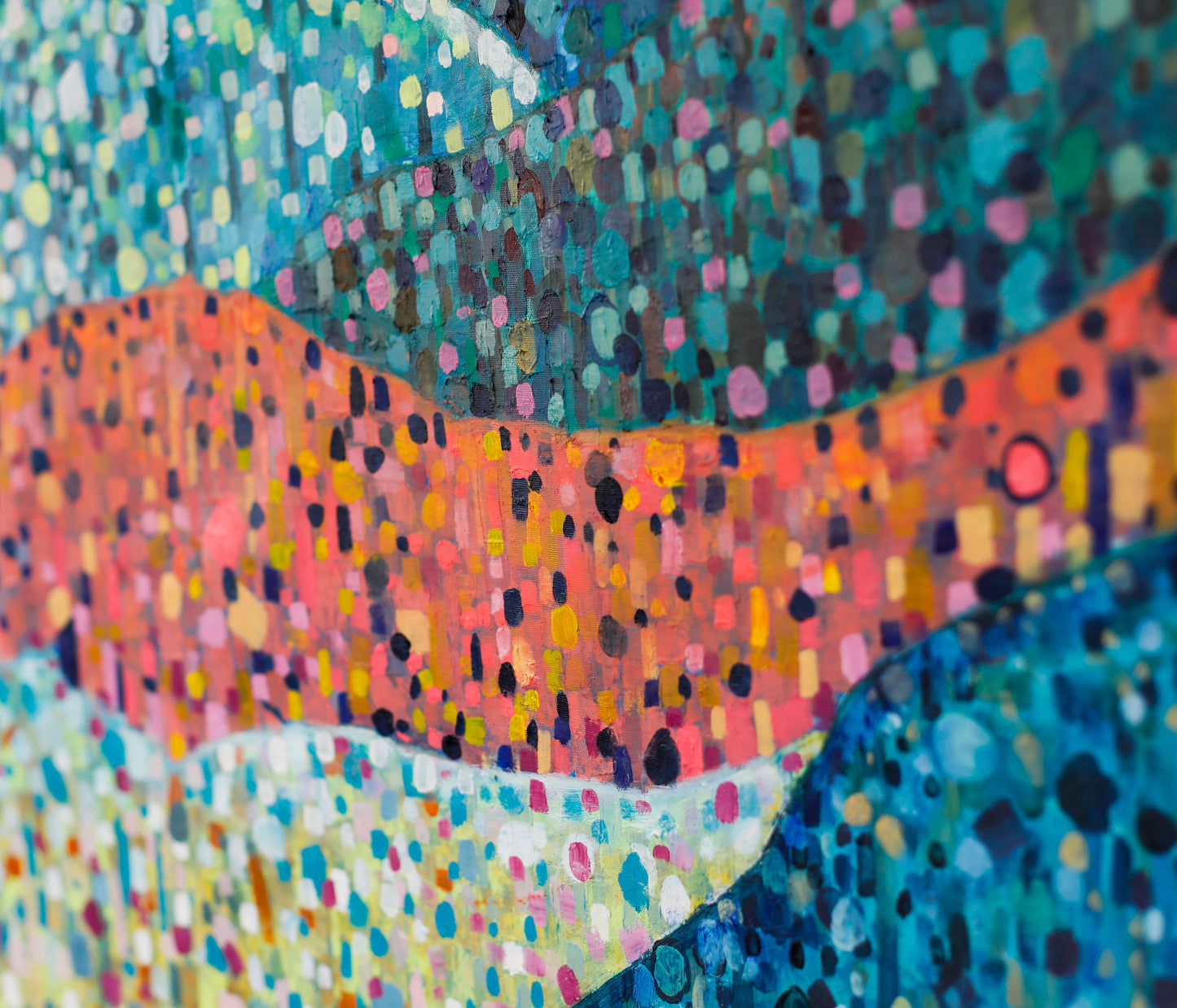 "A View" 128cm x 108cm (50” x 42”)